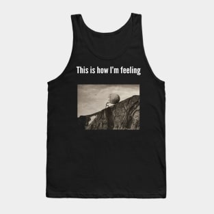 sisyphus this is how I'm feeling meme greek mythology Tank Top